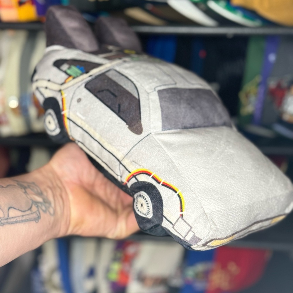 Plush Toy Back To The Future Car - Gray